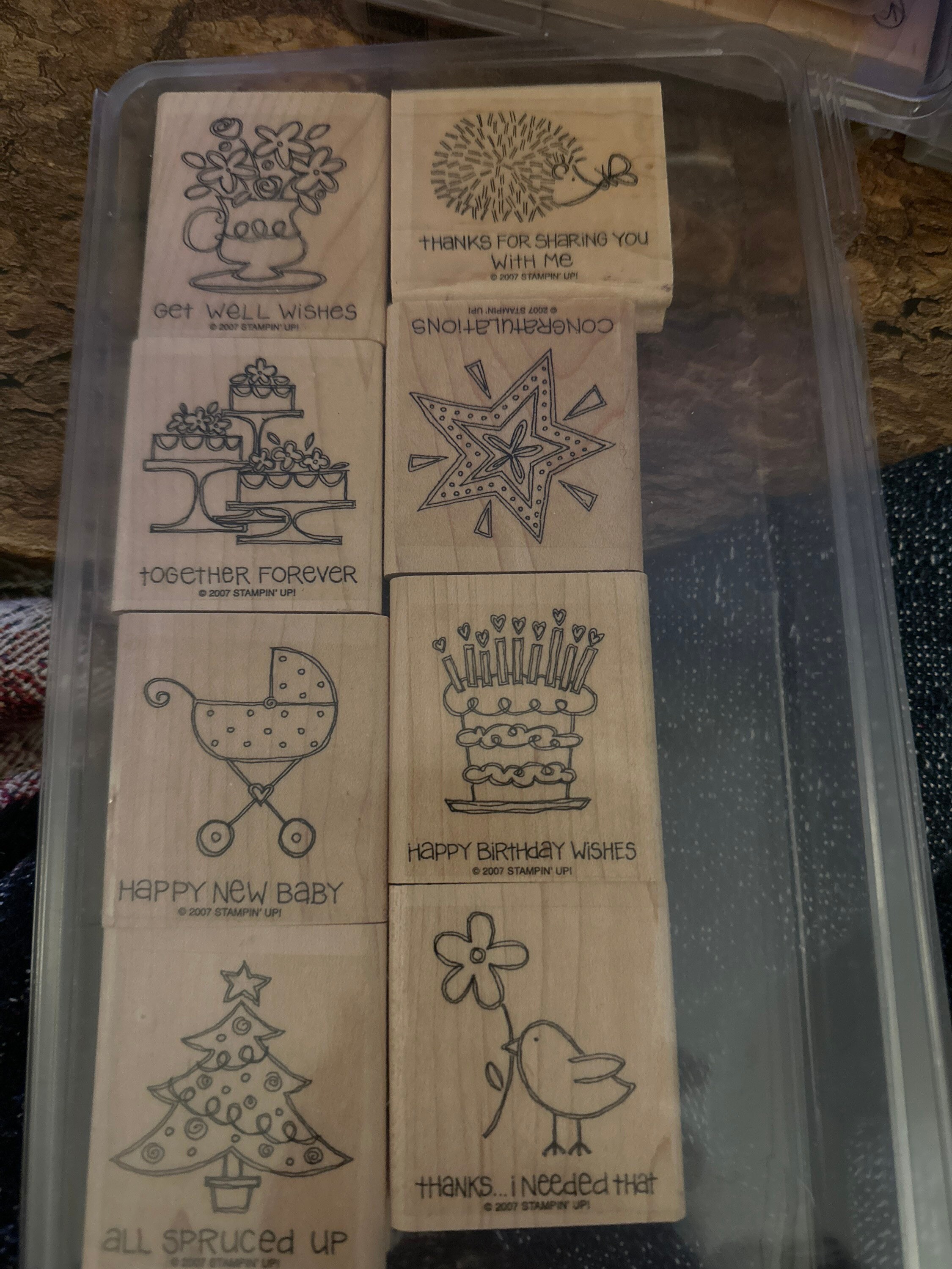 Stampin up fun and fast notes 8 stamp set