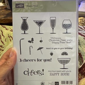 Stamp up happy hour, set van 17, nooit gebruikt