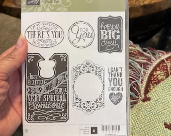 Stamp up chalk talk, set of 6