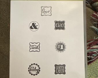 Stamp up ciao, baby! , set of 7