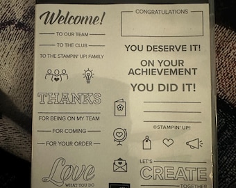 Stamp up lets create together , set of 23 New    set,