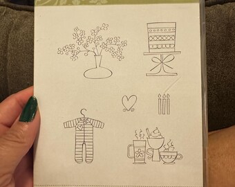 Stamp up a slice of life , set of 6set