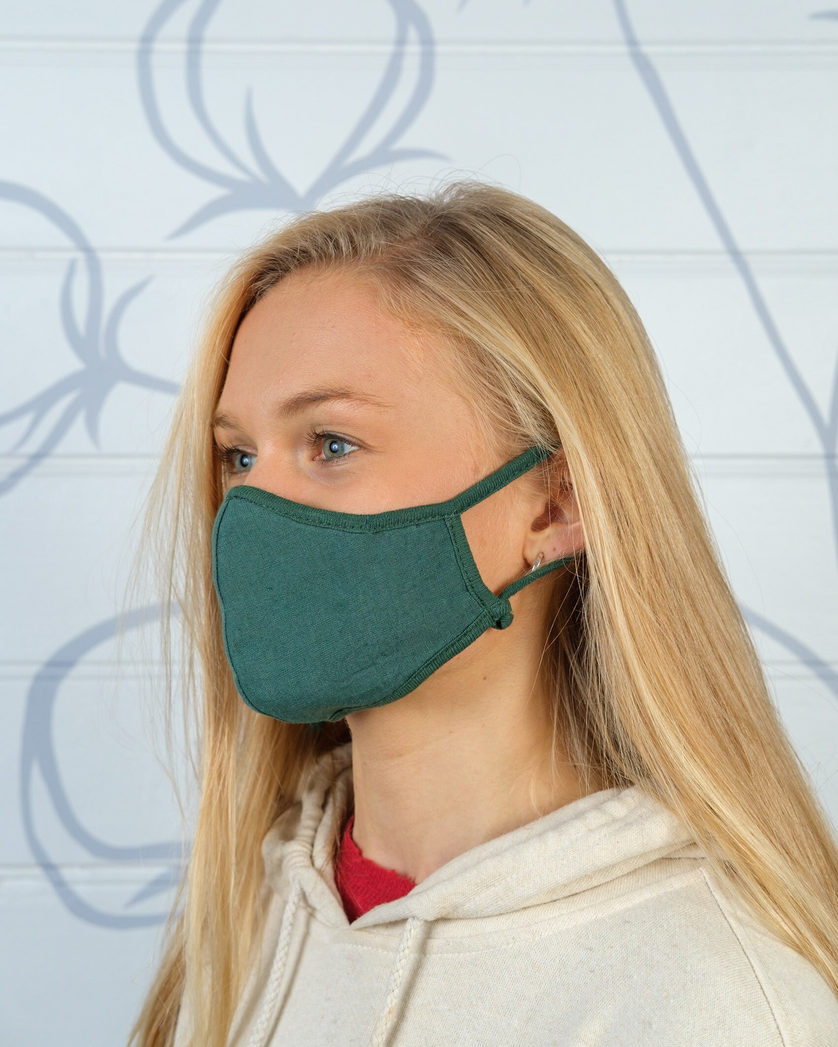 Hemp & Organic Cotton Face mask, Three Layer - Made of 100% natural f…
