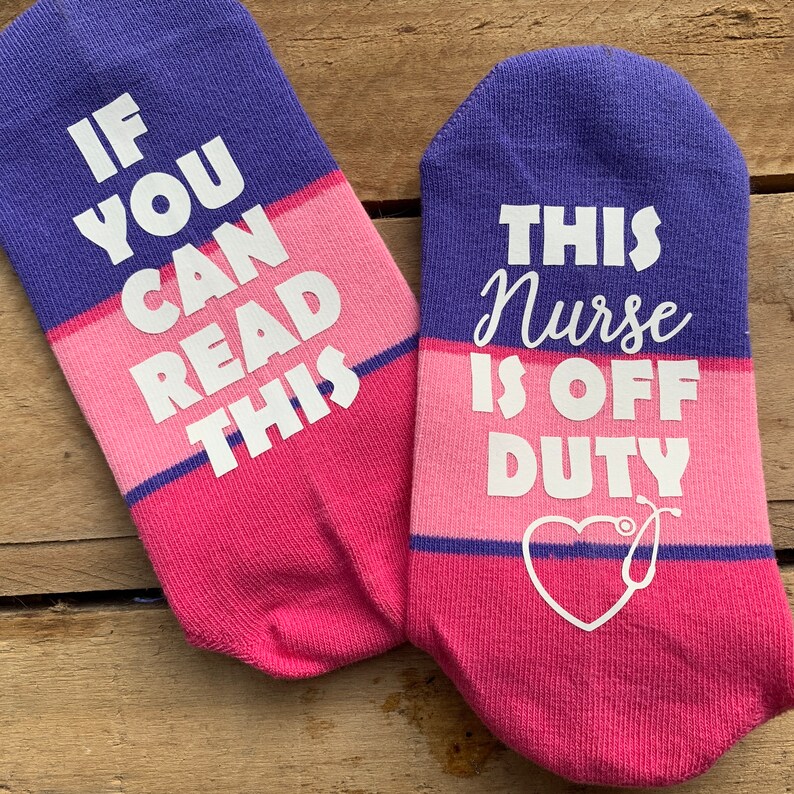 Nurse Socks Off Duty Nurse Nurse Week Gift Gifts Under Etsy