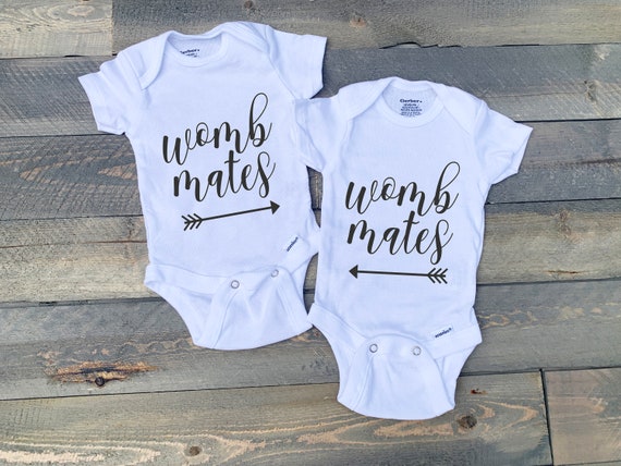twin baby onesies