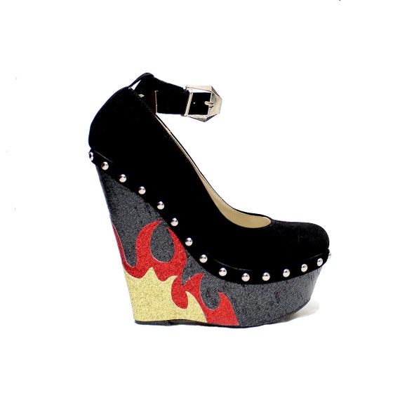 goth wedges