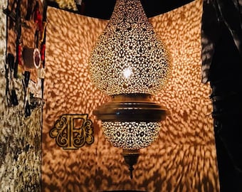 Moroccan Ceiling Lamp Moroccan Pendant Lamps Decor Lighting Pendant Light Brass Vintage Handmade