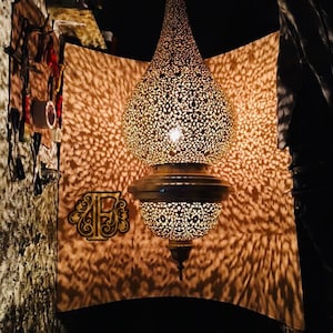 Moroccan Ceiling Lamp Moroccan Pendant Lamps Decor Lighting Pendant Light Brass Vintage Handmade