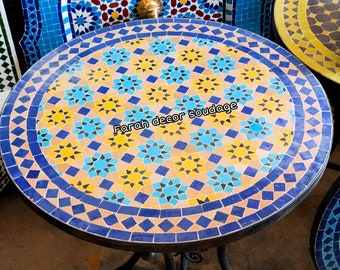 CUSTOMIZABLE Mosaic Table - Mosaic Table Art - Mid Century Mosaic Table - Handmade Coffee Table For Outdoor & Indoor