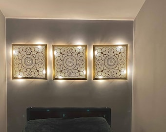 Moroccan wall light sconce, Moroccan wall sconce, Moroccan sconce Moroccan lampshade. Wall Light, Moroccan lighting.