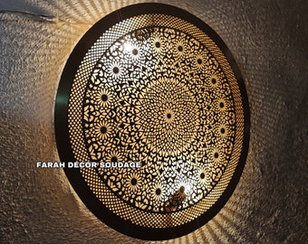 MOROCCAN WALL LAMP , Moroccan Wall Light ,Handmade Wall Light ,Moroccan Wall Art Décor, Light Wall Sconce