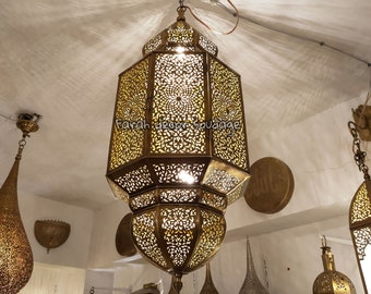 ceiling lights for living room , Antique Brass , brass light fixture , chandelier lighting dining room , Moroccan lamp