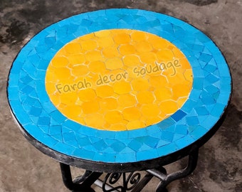 Handmade Moroccan Mosaic Table - Customizable Indoor/Outdoor Coffee Table