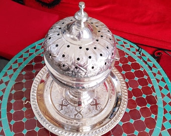 Moroccan incense burner small , christmas incense , Oriental incense , Moroccan Elegant , Luxurious Incense