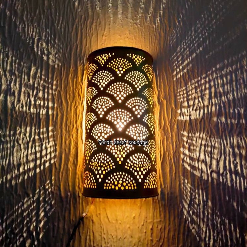 Moroccan Wall Sconce - Etsy