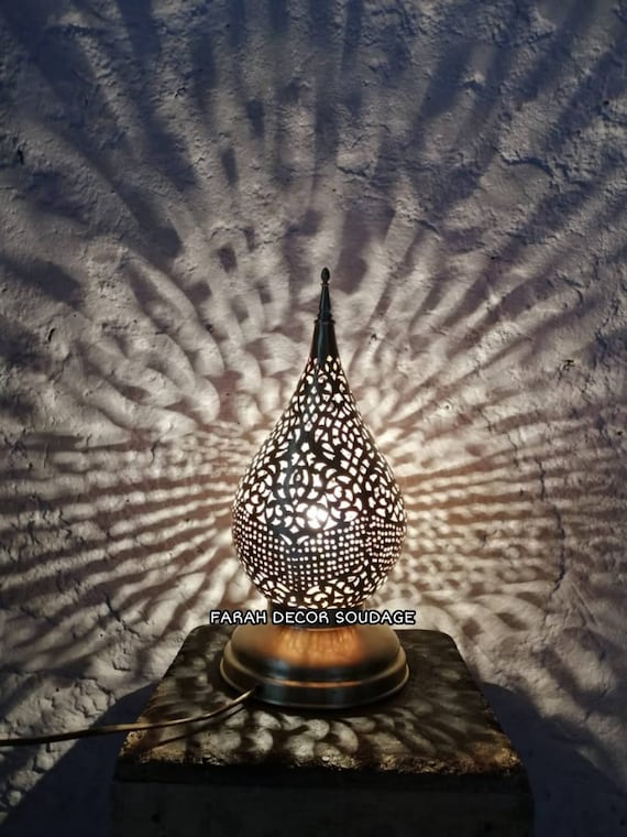 Silver moroccan floor lamp online