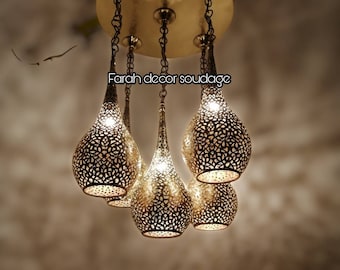 Moroccan Ceiling Lamp Moroccan Pendant Lamps Decor Lighting Pendant Light Brass Vintage Handmade