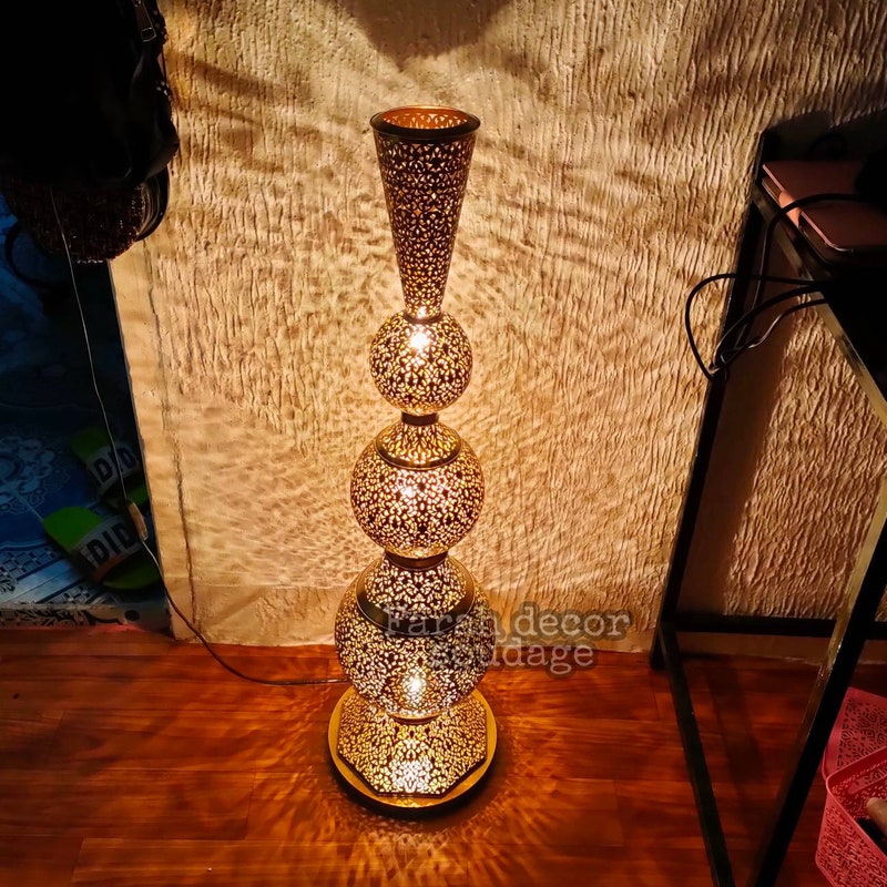 Floor Lamp Bohemian Light - Etsy