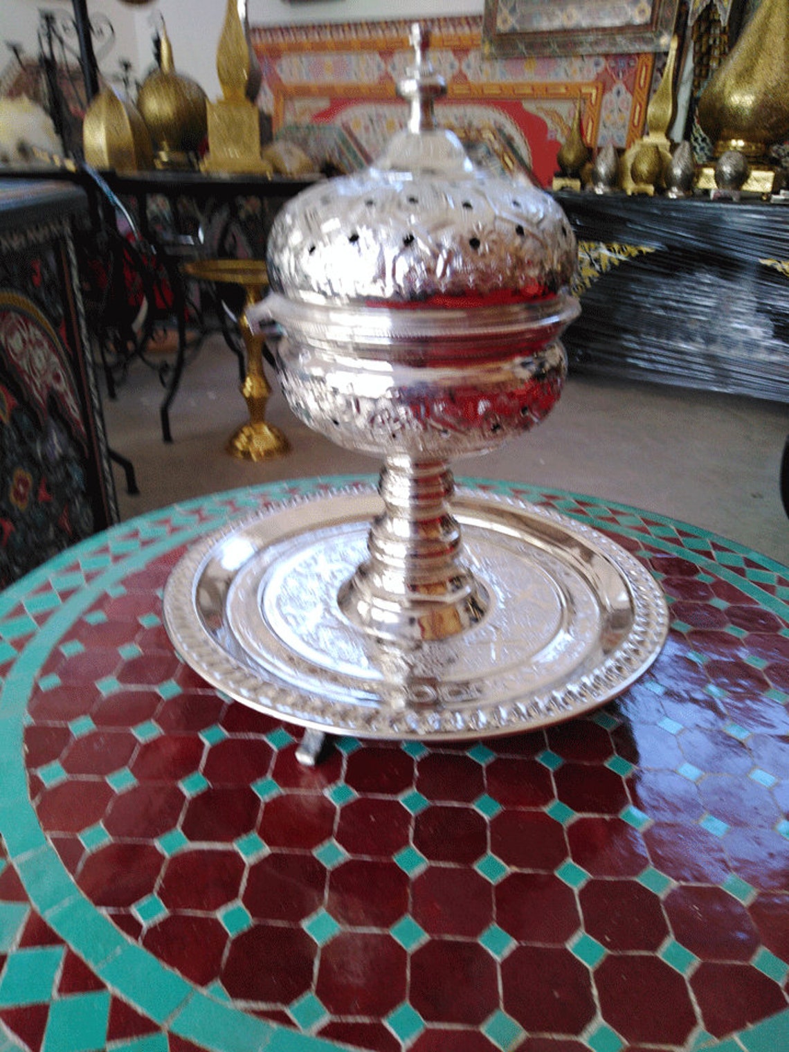 Moroccan Incense Burner Small Christmas Incense Oriental Etsy