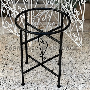 Moroccan table frame metal frame table iron iron frame for table Floding Table image 1