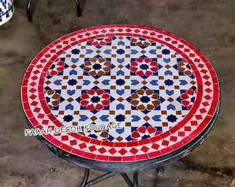 CUSTOMIZABLE Mosaic Table - Mosaic Table Art - Mid Century Mosaic Table - Handmade Coffee Table For Outdoor & Indoor