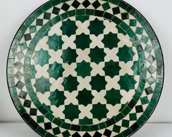CUSTOMIZABLE Mosaic Table , Handcrafted  Moroccan For Outdoor/ Indoor  , Mosaic Table , Moroccan Tiles.