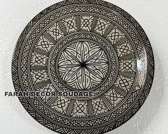 Moroccan ceramic plate