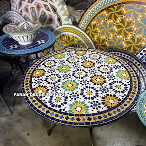 CUSTOMIZABLE Mosaic Table,  Mosaic Table Art, Mid Century Mosaic Table, Handmade Coffee Table For Outdoor & Indoor .