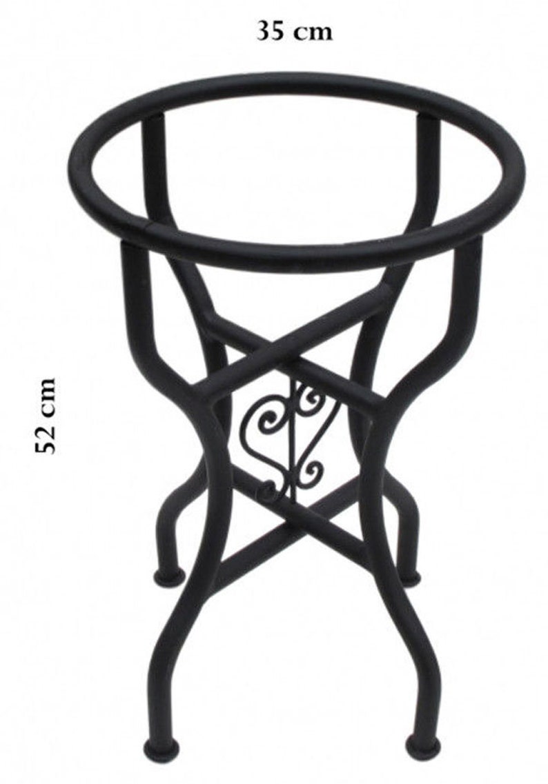 Moroccan table frame metal frame table iron iron frame for table Floding Table image 4