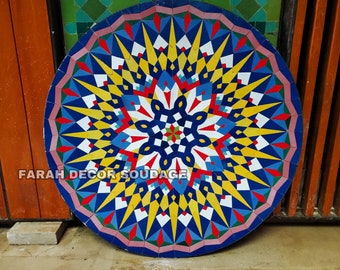 CUSTOMIZABLE  Mosaic Table - Mosaic Table Art - Mid Century Mosaic Table - Handmade Coffee Table For Outdoor & Indoor