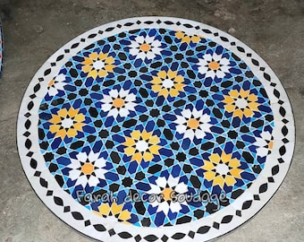 CUSTOMIZABLE Mosaic Table - Mosaic Table Art - Mid Century Mosaic Table - Handmade Coffee Table For Outdoor & Indoor