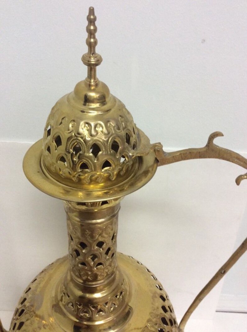 Moroccan Floor Lamp Aladdin Teapot Design Moroccan Standing Etsy