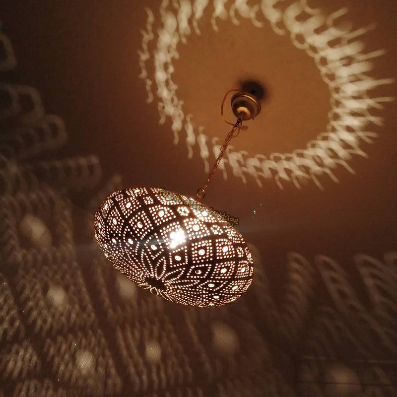 Modern Night Light Moroccan Pendant 