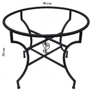 Moroccan table frame metal frame table iron iron frame for table Floding Table image 5