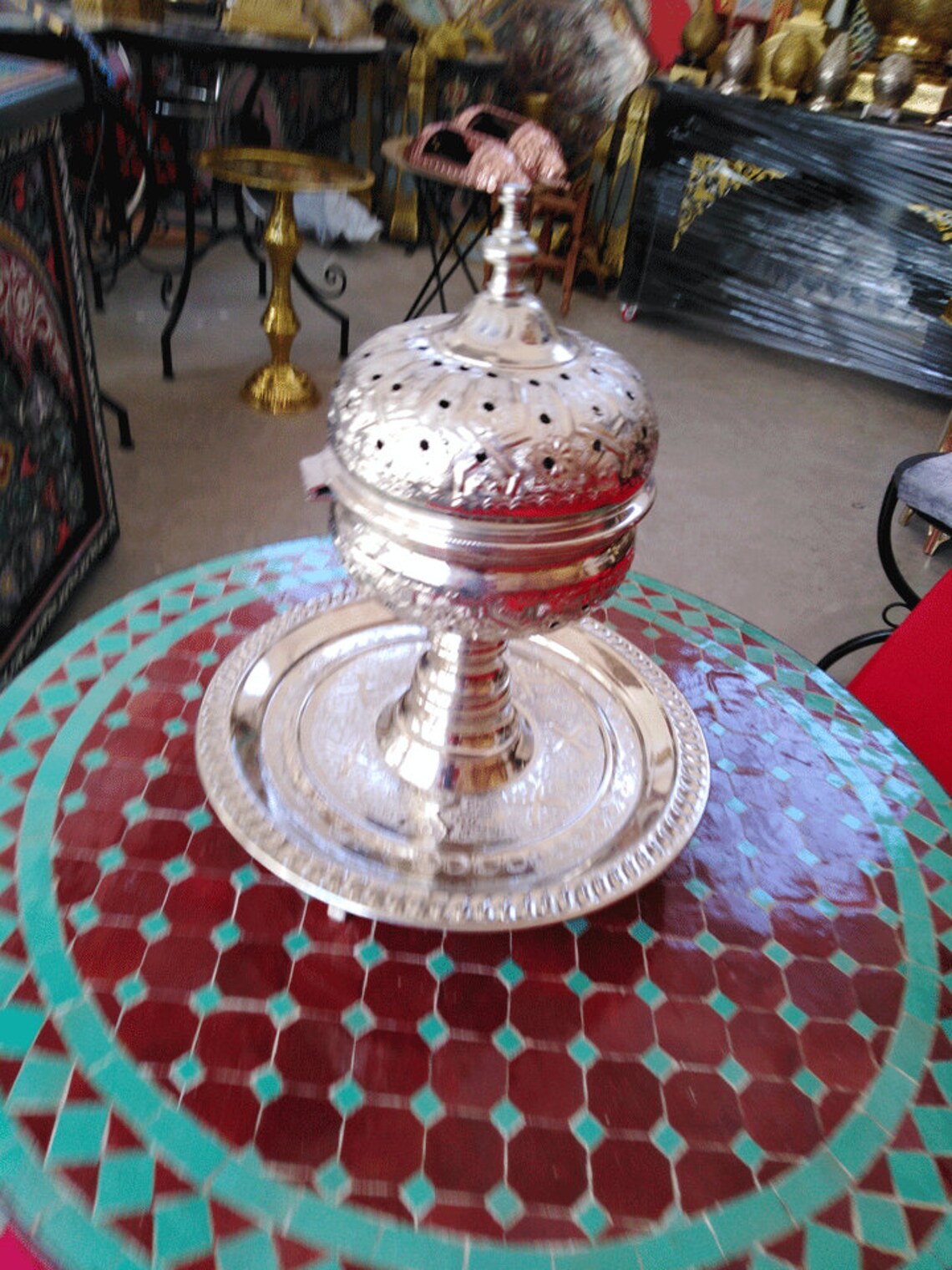 Moroccan Incense Burner Small Christmas Incense Oriental Etsy