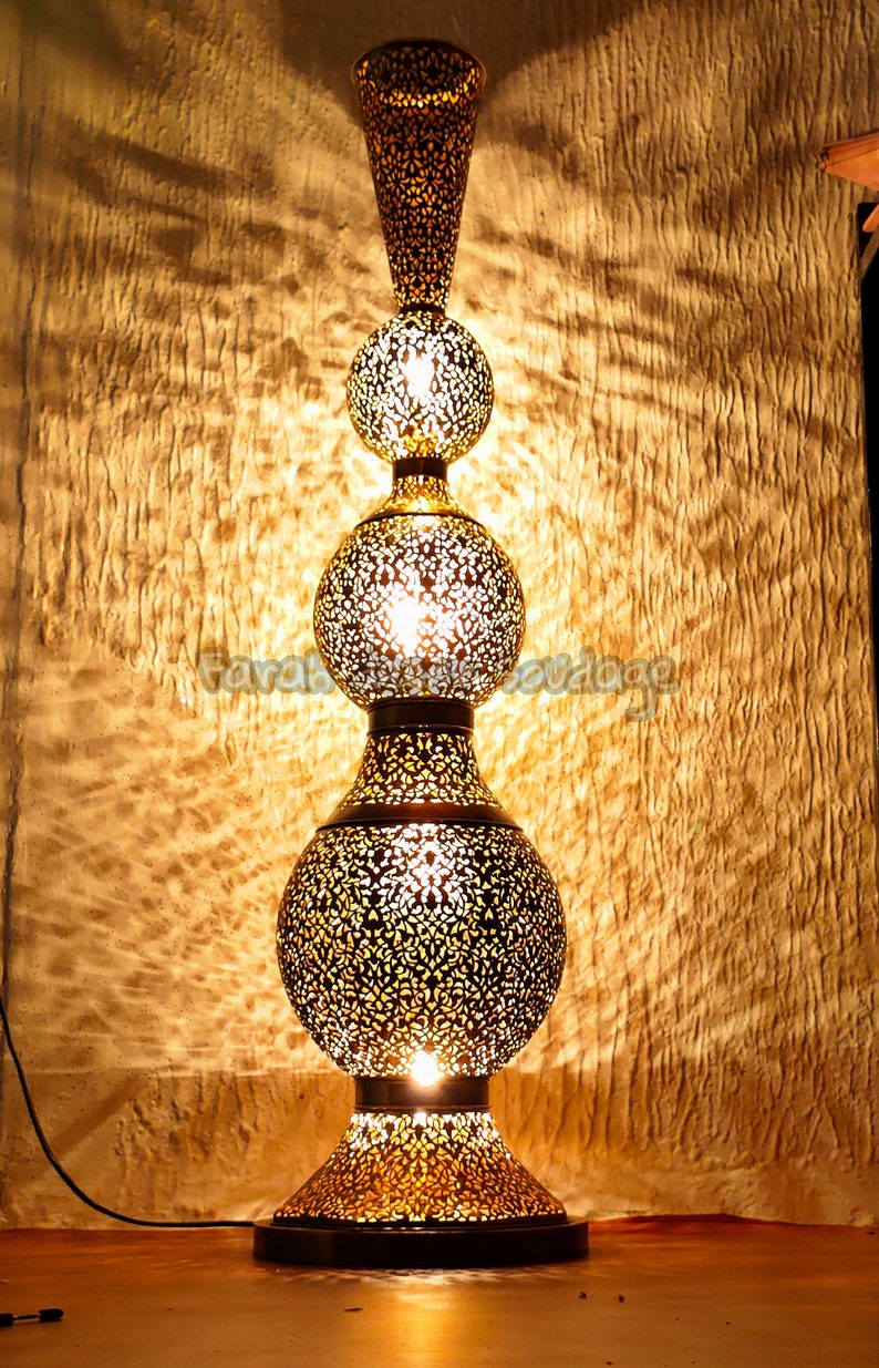 Moroccan Lighting Floor Lamp , Luxury lamp , Moroccan Floor Light , Standing Lamp , Moroccan lighting , Floor and Standing Lamps . image 7