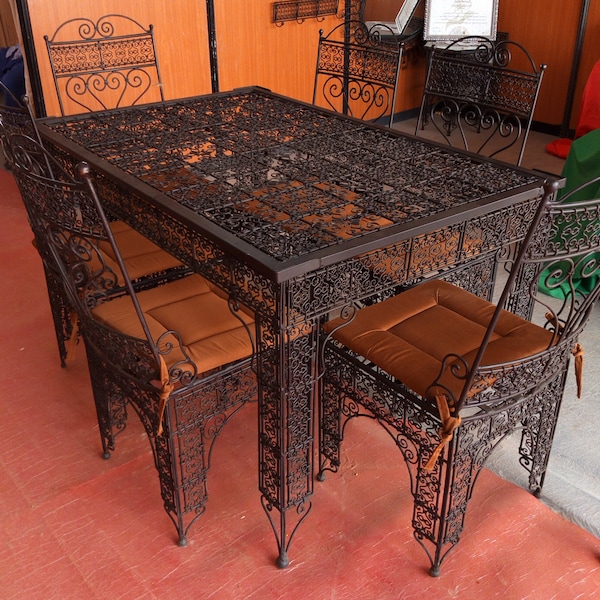Wrought Iron Patio Furniture - Etsy