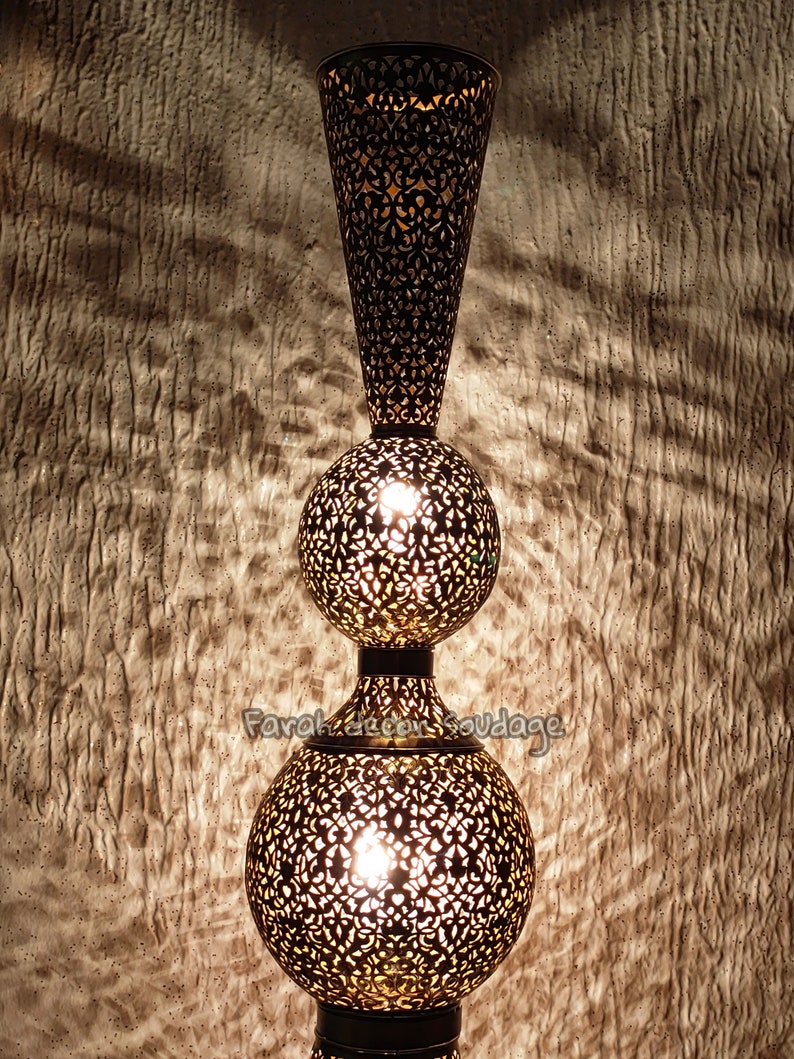 Moroccan Lighting Floor Lamp , Luxury lamp , Moroccan Floor Light , Standing Lamp , Moroccan lighting , Floor and Standing Lamps . image 5