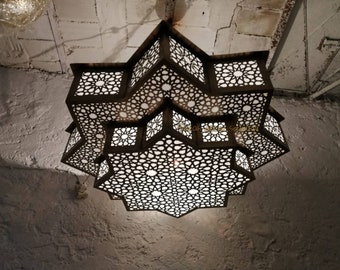 Moroccan Ceiling Light Fixture , Pendant Lamp Chandelier , Chandelier Lighting , Moroccan Ceiling Light .
