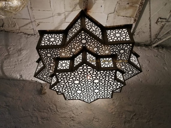 Marokkaanse armatuur hanglamp kroonluchter - Etsy België