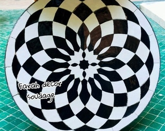 CUSTOMIZABLE Mosaic Table - Mosaic Table Art - Mid Century Mosaic Table - Handmade Coffee Table - Only TABLE TOP