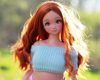 Clothing to fit Smart Dolls Pear Girl - The Cosette Top in Eucalyptus - Fits BJD 1/3 Scale Dolls