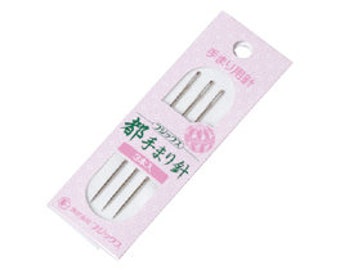 Miyako Temari Needles - 3 Needles in 1 Size - Japanese Sashiko Craft, Japanese Temari ball Craft, Fujix