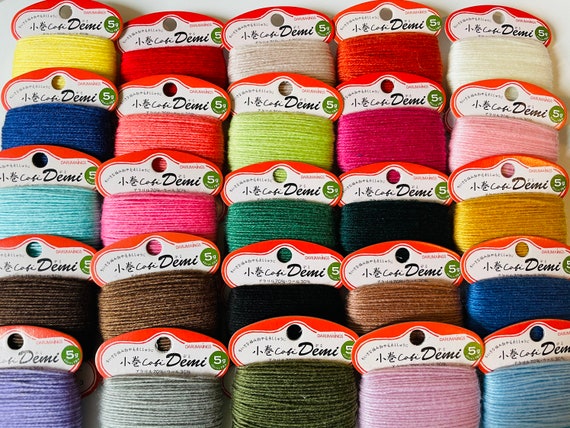 30 Colors, Darning Thread, Darning Yarn, Wool Embroiledry, Japan 