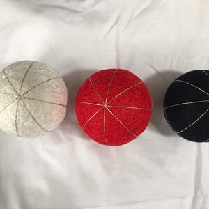 6, 8, 10 Guidelines , Base of Japanese Temari Ball Choose From 3 Colors ...