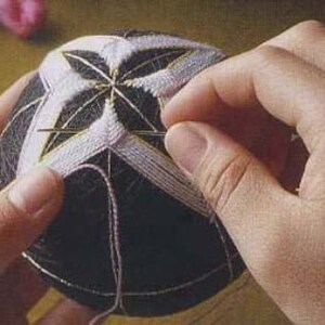 6, 8, 10 Guidelines , Base of Japanese Temari Ball Choose From 3 Colors ...