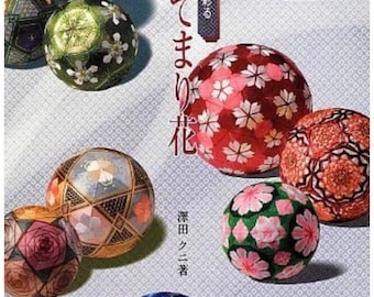 Musashino Temari Flower-Coloring Polyhedra,112p/26cm