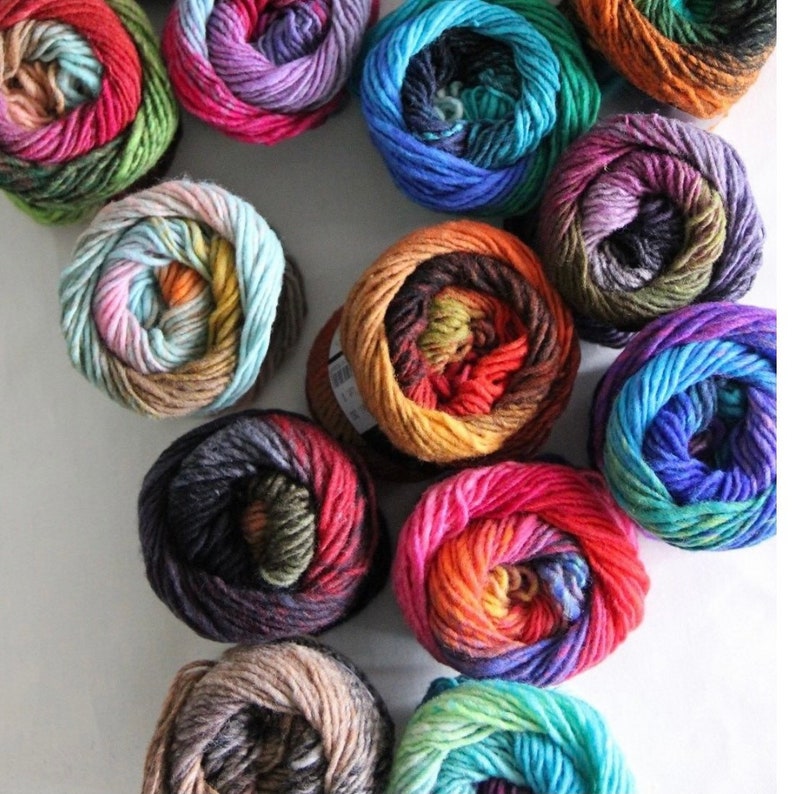 Kureyon Noro yarn,18 colors crayon,100m,japan,wool 100 Floss & Thread