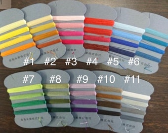 44 colors,Japanese silk thread set, 11 types,Kaga Yubinuki, Kaga Thimble,Kinkame Japanese silk thread collection 44 colors ,Tassel,