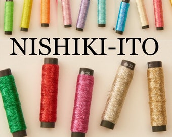 56colors,Lecien Cosmo Nishikiito Metallic thread,Kinshi,From Japan,NISHIKI-ITO